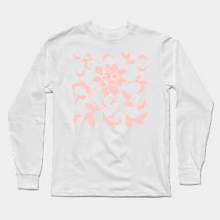 Oriental Flower – Rose Quartz Long Sleeve T-Shirt